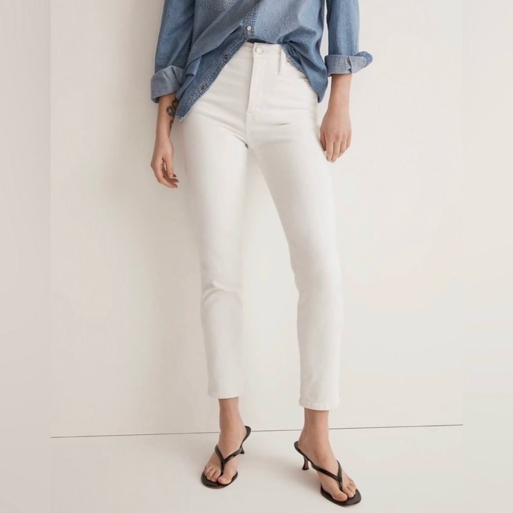 Madewell // The Perfect Pair Vintage Jeans in Tile White